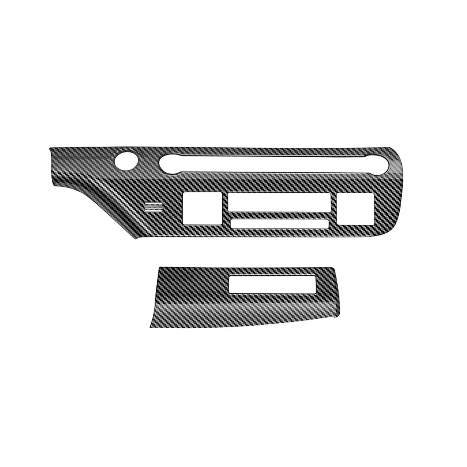 Mittelkonsolen-Abdeckung Für Hyundai Für KONA 2024 2025 ABS Front Dashboard Zubehör Center Control Panel Luft Schalter Abdeckung Trim Dekoration Zubehör Armaturenbrett-Abdeckung(Carbon) von TNTGEBFVBG