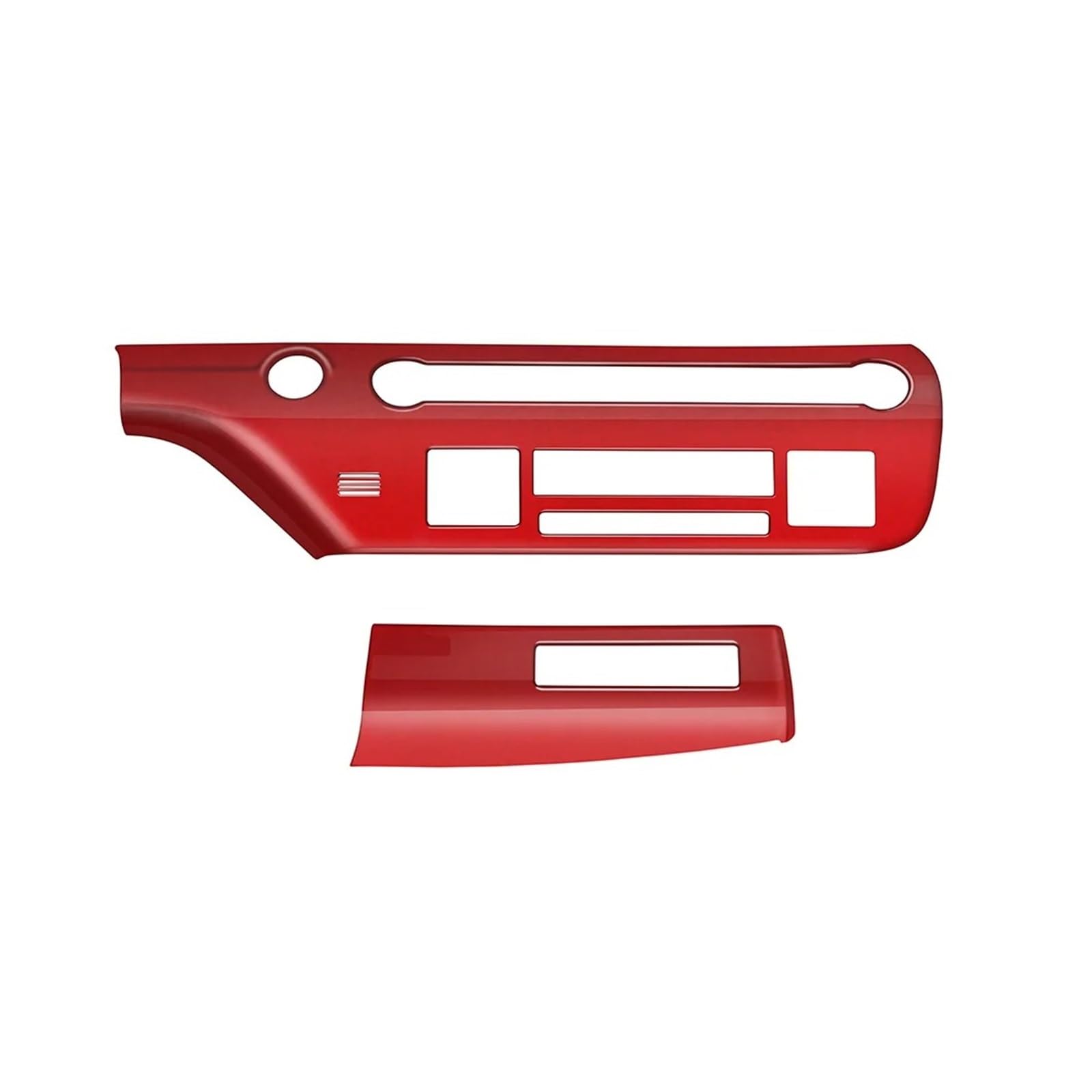 Mittelkonsolen-Abdeckung Für Hyundai Für KONA 2024 2025 ABS Front Dashboard Zubehör Center Control Panel Luft Schalter Abdeckung Trim Dekoration Zubehör Armaturenbrett-Abdeckung(Red) von TNTGEBFVBG