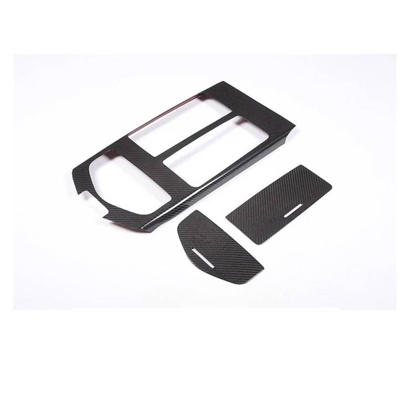 Mittelkonsolen-Abdeckung Für Maserati Für Ghibli Carbon Fiber Auto Zentrale Konsole Getriebe Panel Rahmen Konsole Getriebe Shift Panel Abdeckung Trim Teile Armaturenbrett-Abdeckung(17-to Dat High 3PCS von TNTGEBFVBG