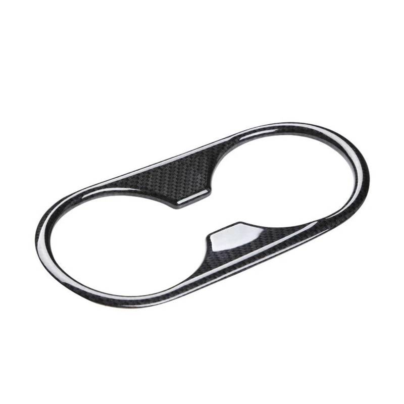 Mittelkonsolen-Abdeckung Für Mazda Für CX-3 Für CX3 2017 2018 Kohlefaser ABS Mittelkonsole Wasserbecherhalter Panel Abdeckung Trim Armaturenbrett-Abdeckung von TNTGEBFVBG