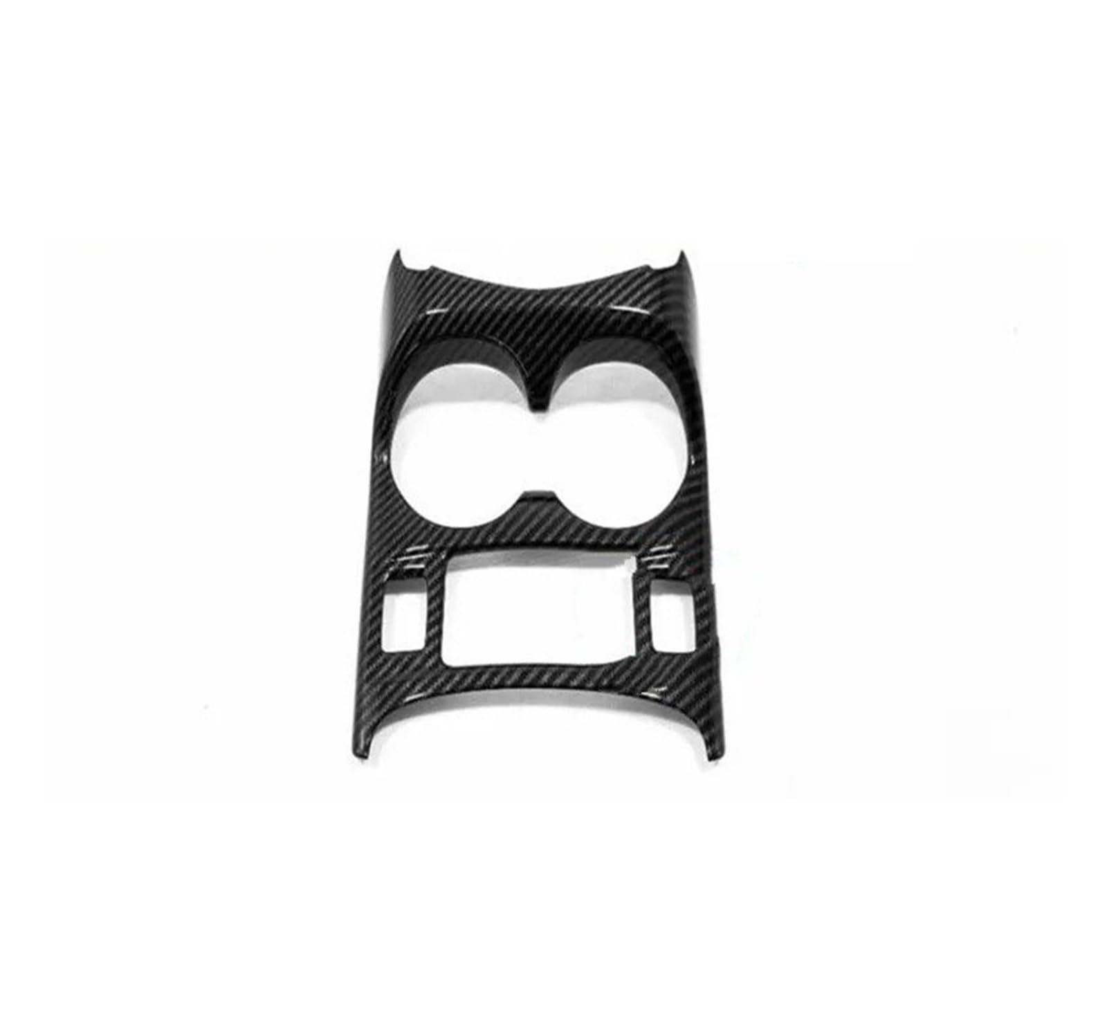 Mittelkonsolen-Abdeckung Für Nissan Für Qashqai J11 2014-2020 Carbonfaser-Look Matt Auto Mittelkonsole Wasserbecherhalter Dekorabdeckung Verkleidungszubehör Armaturenbrett-Abdeckung(D) von TNTGEBFVBG