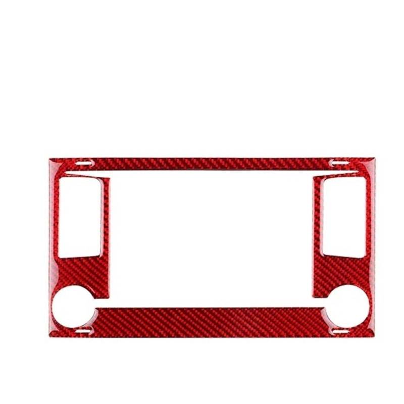 Mittelkonsolen-Abdeckung Für SEAT Leon 2013 2014 2015 2016 2017 2018 2019 2020 LHD RHD Auto Zentrale Steuerung Bildschirm Trim Echt Weichen Carbon Faser Aufkleber Armaturenbrett-Abdeckung(M1) von TNTGEBFVBG