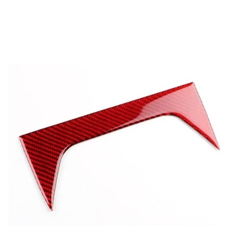 Mittelkonsolen-Abdeckung Für Subaru Für BRZ 2021 2022 2023 2024 2025 LHD RHD Echt Weiche Carbon Faser Aufkleber Center Console Shift Panel Trim Armaturenbrett-Abdeckung(Red Carbon) von TNTGEBFVBG