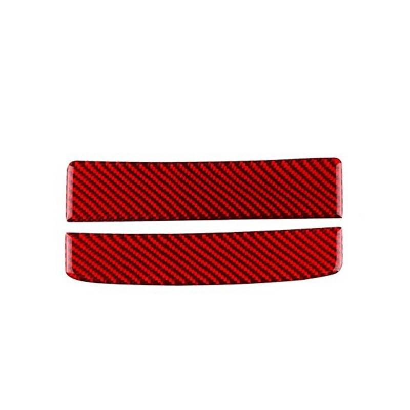 Mittelkonsolen-Abdeckung Für Subaru Für Impreza 2005 2006 2007 Zentraler Aufbewahrungsbox-Deckelrahmen Echter Weicher Carbonfaser-Aufkleber Innenausstattung Armaturenbrett-Abdeckung(Red) von TNTGEBFVBG