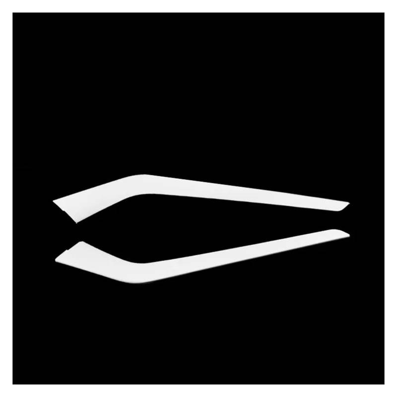 Mittelkonsolen-Abdeckung Für Tesla Für Modell Für 3 2016-2023 Für Modell Für Y 2020-2024 Seitenabdeckung Der Mittelkonsole Auto Carbon Fiber ABS Verkleidung Zubehör Schutz Armaturenbrett-Abdeckung(Whi von TNTGEBFVBG
