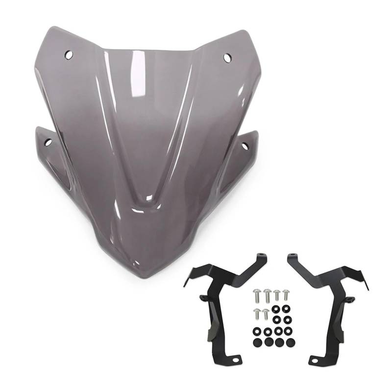 Tourenscheibe Getönt Für ホーネット CB750 CB 750 2023 2024 Motorrad Sport Windschutz Windschutz Visier Deflektor Bildschirm Motorräder Deflektor(Smoke) von TNTGEBFVBG