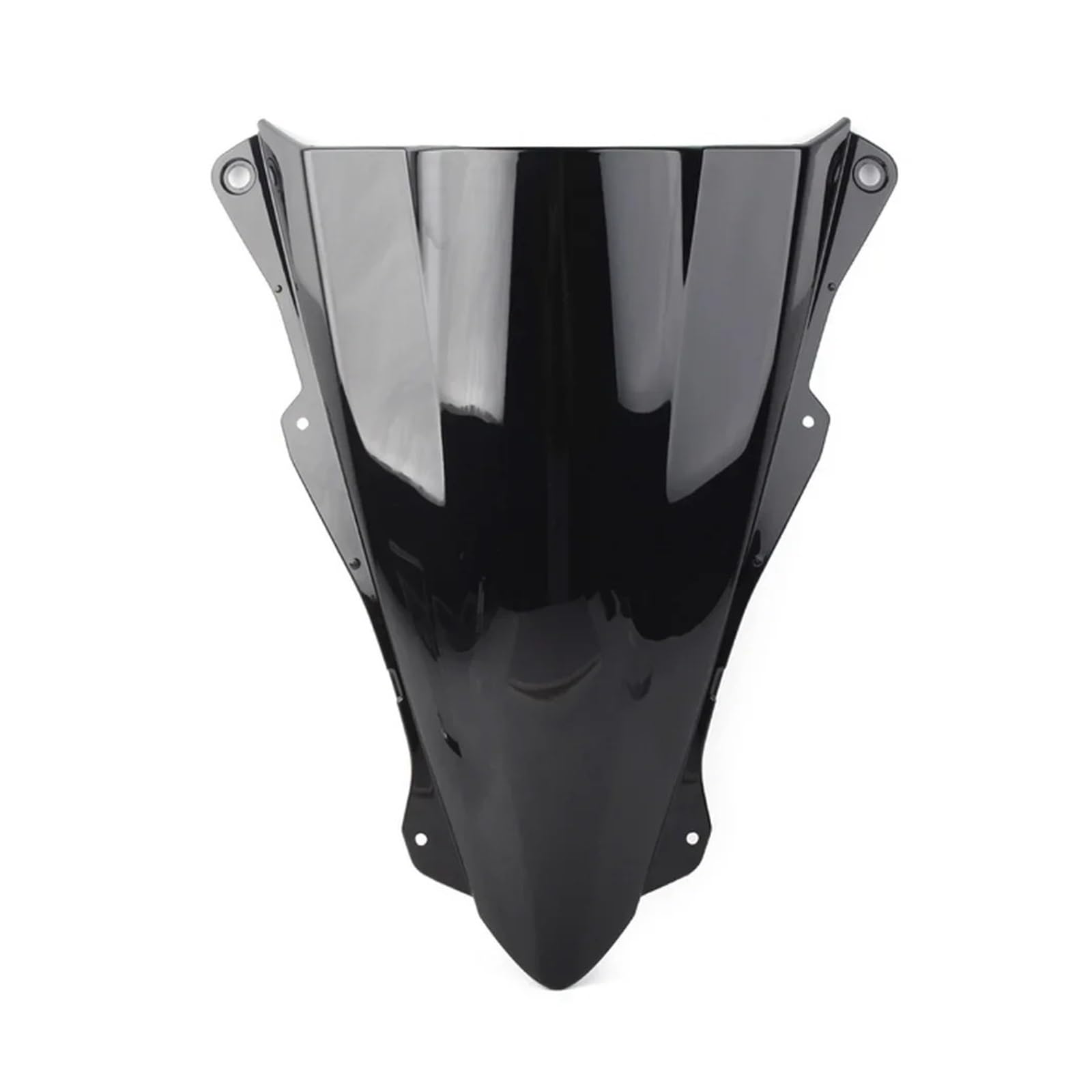 Tourenscheibe Getönt Für Kawasaki Für Ninja ZX25R ZX-25R ZX 25R 2020 2021 2022 2023 Motorrad Bildschirm Double Bubble Windschutzscheibe Deflektor Schutz Bildschirm Motorräder Deflektor(Black) von TNTGEBFVBG
