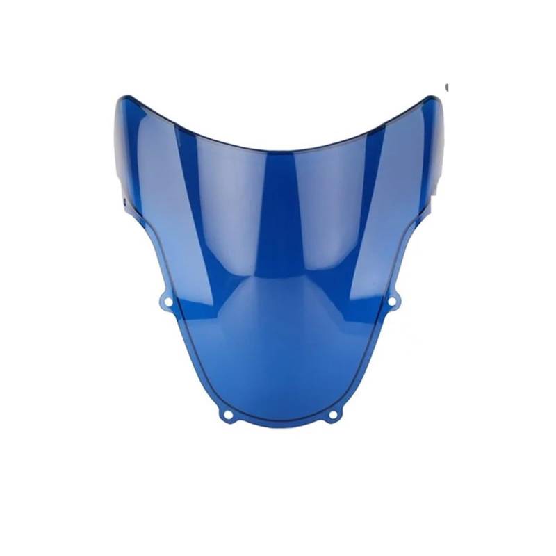 Tourenscheibe Getönt Für Suzuki GSXR1000 GSX-R1000 GSXR 1000 GSX R1000 2001 2002 Windschutzscheibe Double Bubble Windschutz Motorrad Verkleidung Bildschirm Motorräder Deflektor(Blue) von TNTGEBFVBG