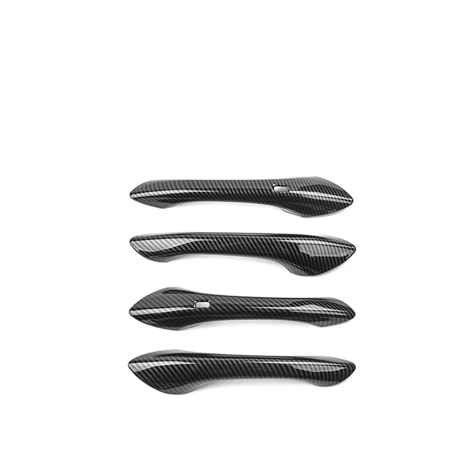Türaußengriff Rechts Fahrerseite Für Chevrolet Für Trax 2024 Linkslenker Carbon Fiber Piano Black Außentürgriffabdeckung Autozubehör(Carbon-Handle) von TNTGEBFVBG