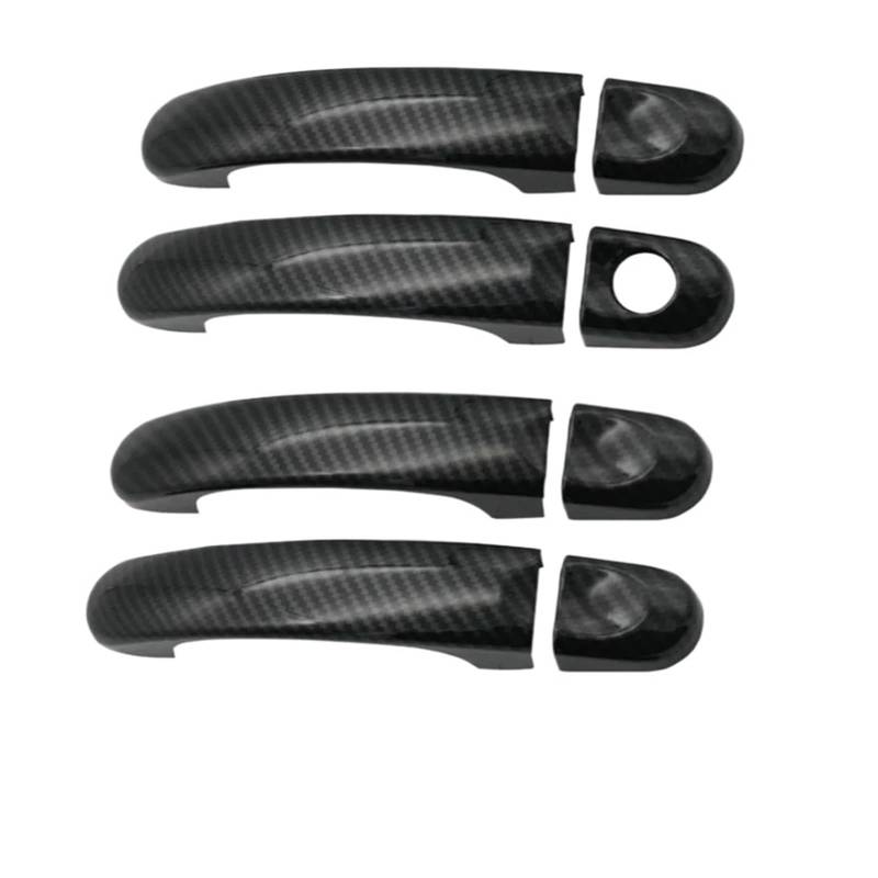 Türaußengriff Rechts Fahrerseite Für VW T5 T6 Für Transporter Für Caravelle Für Multivan Für California 3 Farbe AUßENSEITE TÜRGRIFF ABDECKUNGEN Trim Set FORMKAPPE Autozubehör(Model 5) von TNTGEBFVBG