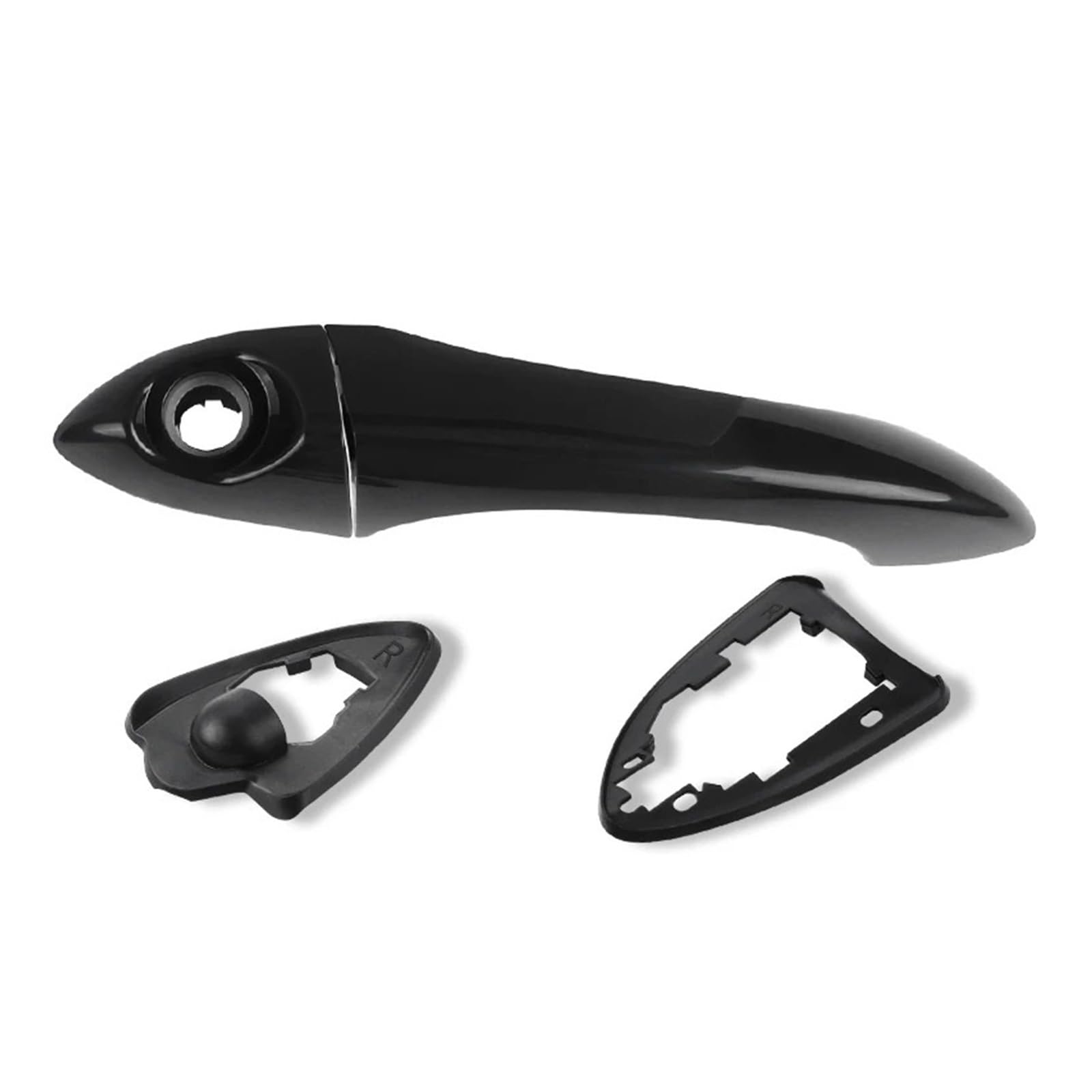 Türaußengriff Rechts Fahrerseite Für X5 E53 2000 2001 2002 2003 2004 2005 2006 Außentürgriff-Kit Äußere Türgriffteile Autozubehör(1x Right Hand Drive) von TNTGEBFVBG