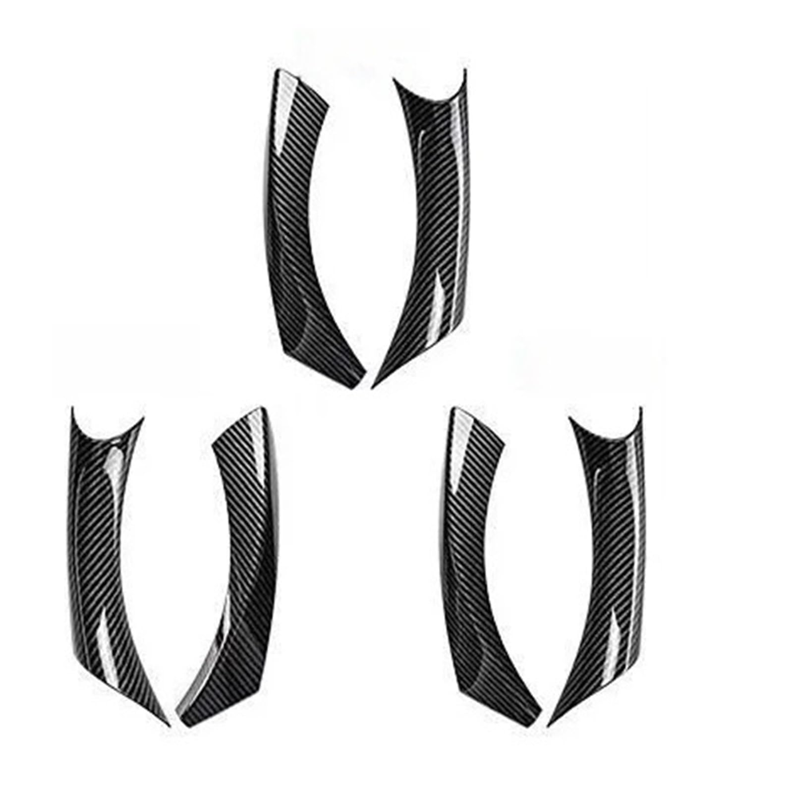 Vorderer linker Innen Türgriff Für E90 E91 E92 3er-Serie Carbon Fiber Links Rechts Türgriffabdeckungen RHD LHD Set Innentürgriff Türgriff Innen Rechts(LHD 3 Pcs Set) von TNTGEBFVBG