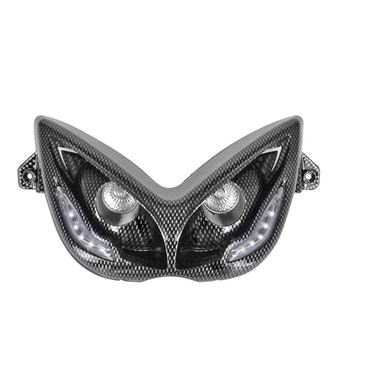 tnttu Doppel Optische 2 Lampen Halogen und LED Eyelight Adapter Nitro/Aerox, Universalthermostat Carbon/weiß tnttu Doppel Optische 2 Lampen Halogen und LED Eyelight Adapter Nitro/Aerox, Universalthermostat Carbon/weiß von TNTTU