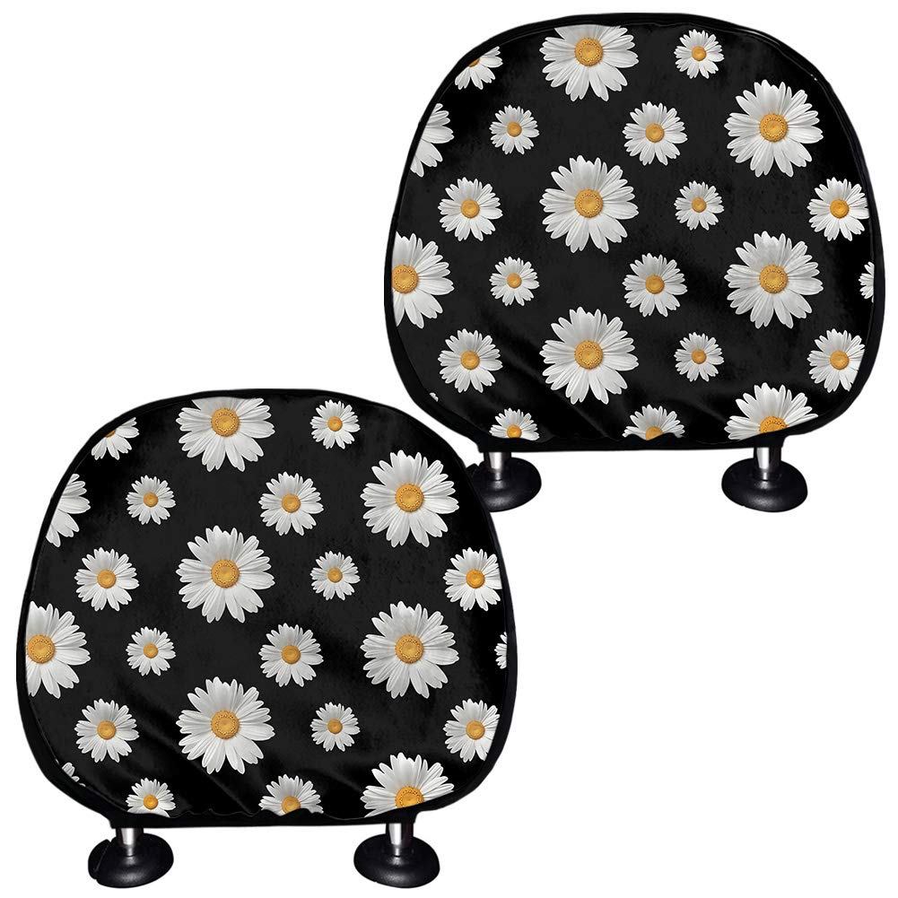 TOADDMOS Dekorative Autositzbezüge mit Gänseblümchen-Motiv, für Damen, Auto-Innenzubehör, 2er-Set TOADDMOS Dekorative Autositzbezüge mit Gänseblümchen-Motiv, für Damen, Auto-Innenzubehör, 2er-Set von TOADDMOS