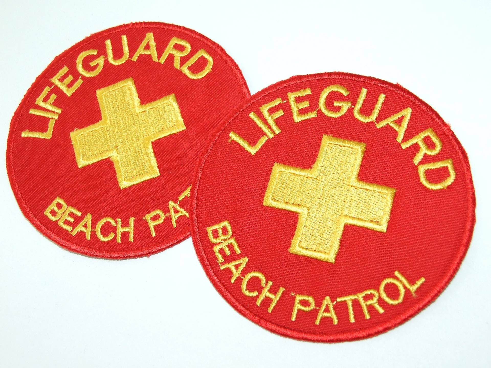 Lifeguard Beach Patrol Baywatch – 2 große Patches – Eisen auf Lifeguard Beach Patrol Baywatch – 2 große Patches – Eisen auf von TOFOW