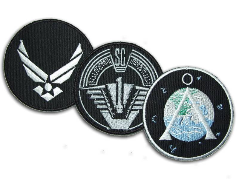 OneKool Stargate SG1 - Set von 3 Bügeln auf Flecken Prop Jacke Aufnäher Patches - SG1, Chevron & USAF von TOFOW