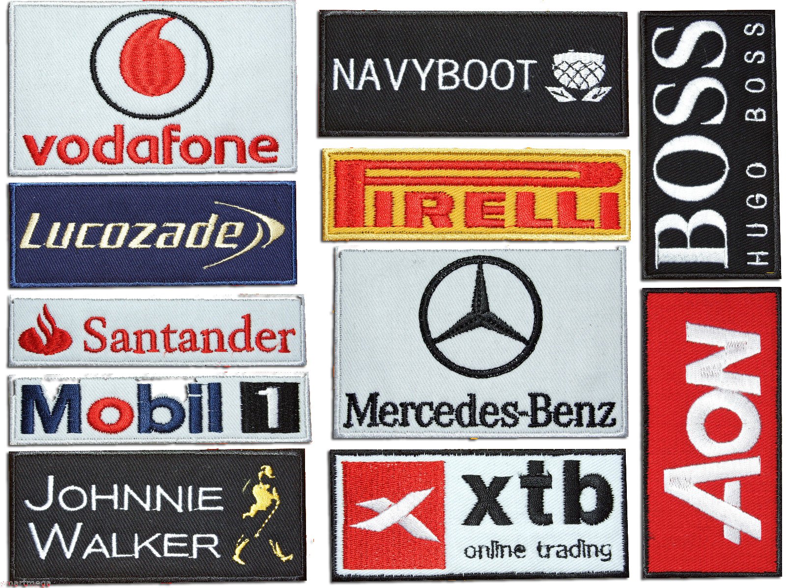 TOFOW F1,11 Bestickt Overall Rennsport Anzug Sport Sponsor Aufnäher by ONEKOOL TOFOW F1,11 Bestickt Overall Rennsport Anzug Sport Sponsor Aufnäher by ONEKOOL von TOFOW