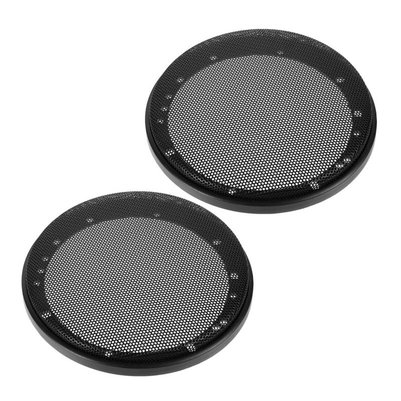 TOGEVAL 2Stücke Lautsprecher Schutzgitter für Auto Lautsprecher DIY Lautsprecher aus Strapazierfähigem und Schutz und Dekoration für Subwoofer von TOGEVAL