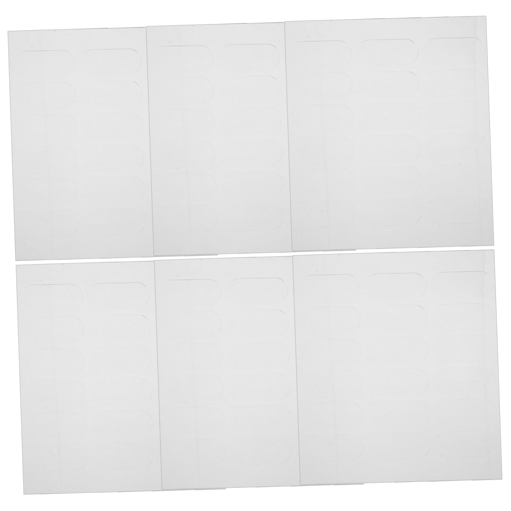 TOGEVAL 6 Bögen Selbstklebende Helmaufkleber: Mit Spurlosem Kleber, Doppelseitigem Klebeband Für Helme Von Elektrofahrzeugen, Zum Aufhängen An Der Wand Und Für Kreative Bastelarbeiten von TOGEVAL