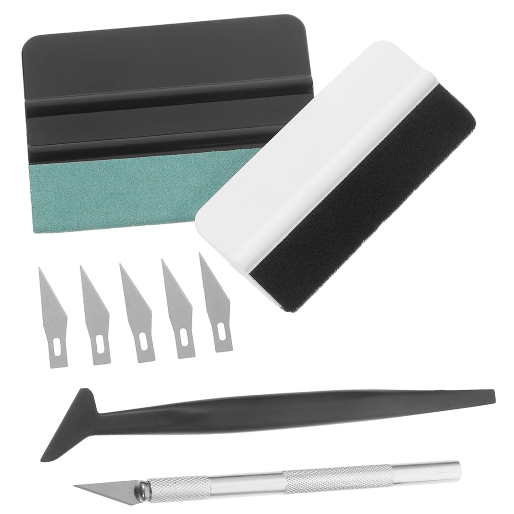 TOKIDNY 1 Set Folienwerkzeug Set, Tapetenklebe Set, Tapetenwerkzeuge Zum Abziehen Und Aufkleben, Tapetennaht Anwendungswerkzeuge, Tapetenrakel, Tapetenglätter, Tapetenglättwerkzeug von TOKIDNY