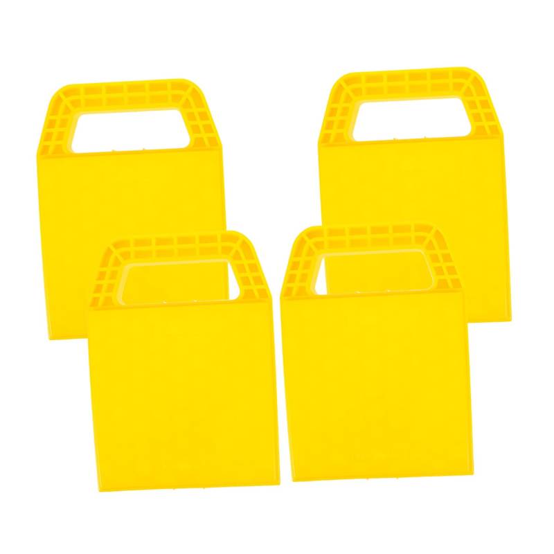 TOKIDNY 4 Stück Reifenpolster Camper Nivellierpads Rv Nivellierblöcke Pads Camper Wagenheberblöcke Wagenheber Nivellierpads Rv Stabilisatorpads Trailer Wagenheberpads Rv Nivellierpads von TOKIDNY