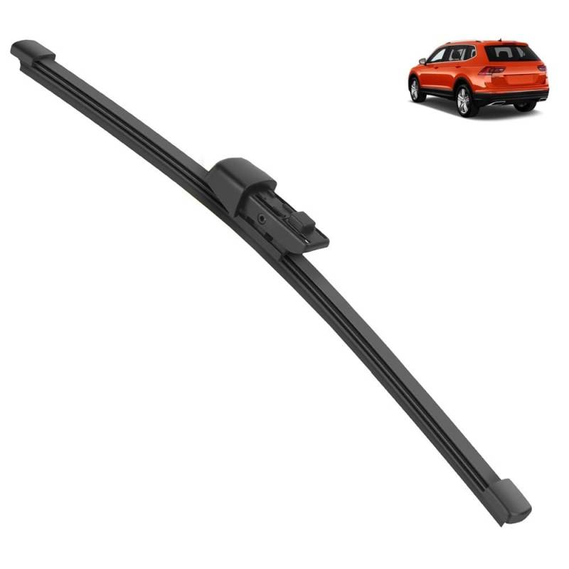 Fahrzeugwischer Scheibenwischer 14" Heckscheibenwischer Kompatibel mit VW Kompatibel mit Tiguan MK2 2017-2020 Windschutzscheibe Windschutzscheibe Heckklappe Fenster Regenbürste Allwetterwischer von TOLUXY