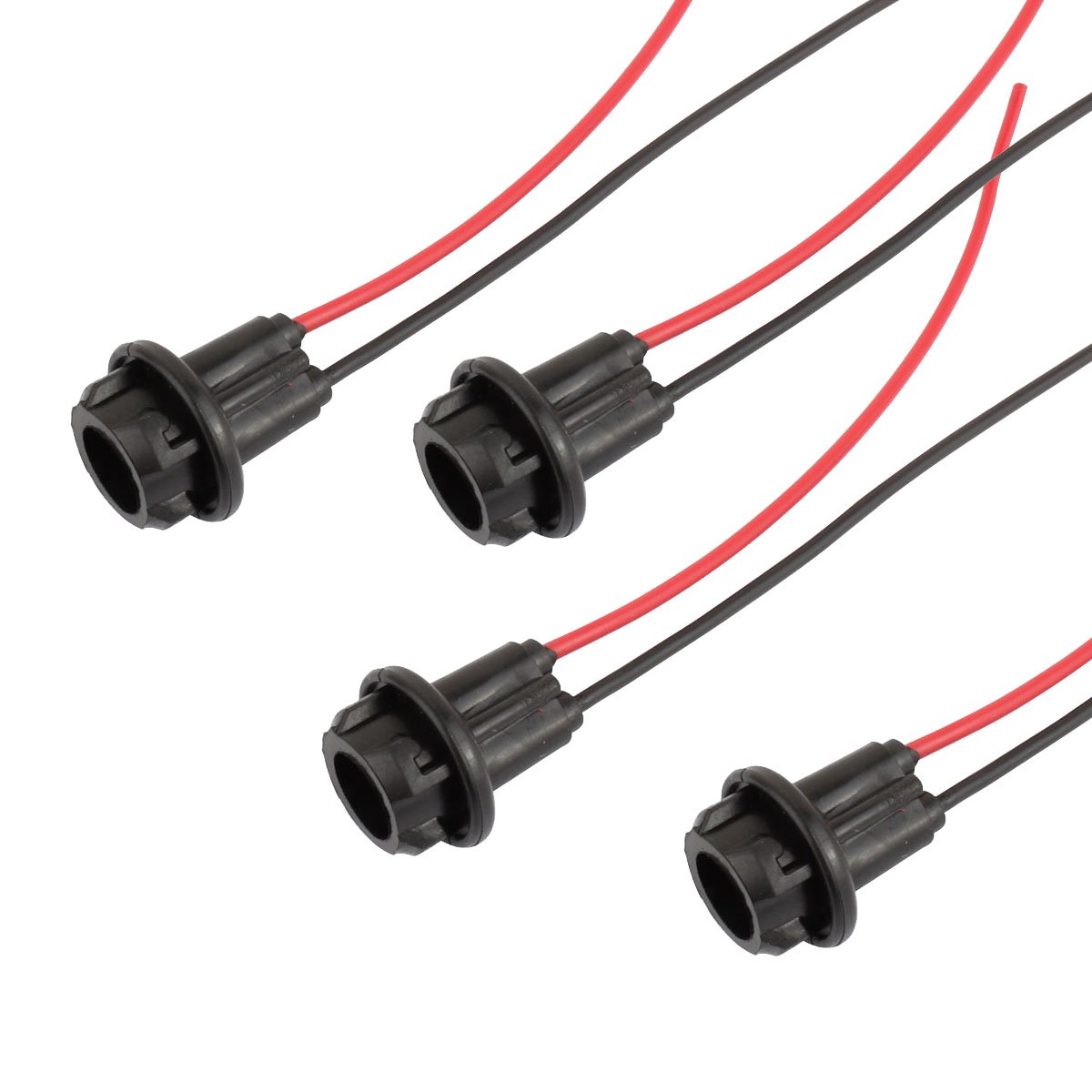 TOMALL T10 W5W 194 LED Glühbirnen Steckdosen Vorverdrahteter Stecker (4er Pack) von TOMALL