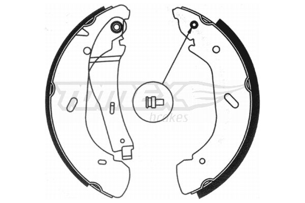 Bremsbackensatz Hinterachse TOMEX Brakes TX 20-95 Bremsbackensatz Hinterachse TOMEX Brakes TX 20-95 von TOMEX Brakes