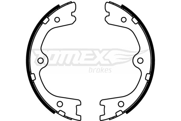 Bremsbackensatz Hinterachse TOMEX Brakes TX 22-23 Bremsbackensatz Hinterachse TOMEX Brakes TX 22-23 von TOMEX Brakes