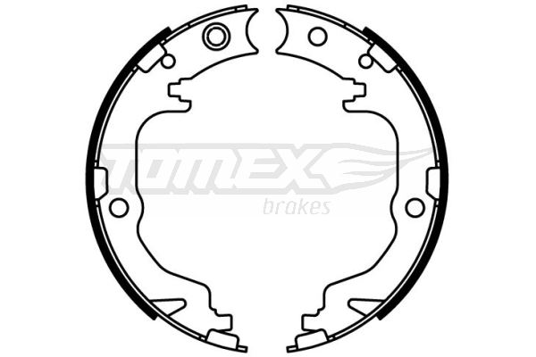 Bremsbackensatz Hinterachse TOMEX Brakes TX 22-60 Bremsbackensatz Hinterachse TOMEX Brakes TX 22-60 von TOMEX Brakes