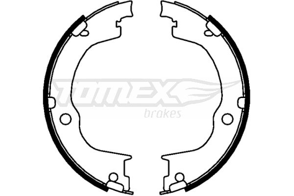 Bremsbackensatz Hinterachse TOMEX Brakes TX 22-77 Bremsbackensatz Hinterachse TOMEX Brakes TX 22-77 von TOMEX Brakes
