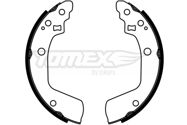 Bremsbackensatz Hinterachse TOMEX Brakes TX 22-94 Bremsbackensatz Hinterachse TOMEX Brakes TX 22-94 von TOMEX Brakes