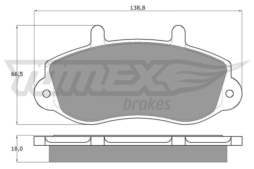 Bremsbelagsatz, Scheibenbremse Vorderachse TOMEX Brakes TX 13-01 Bremsbelagsatz, Scheibenbremse Vorderachse TOMEX Brakes TX 13-01 von TOMEX Brakes