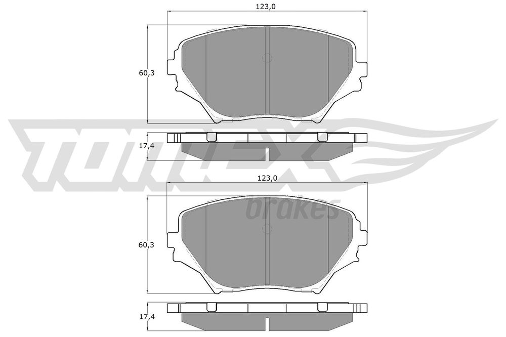 Bremsbelagsatz, Scheibenbremse Vorderachse TOMEX Brakes TX 13-85 Bremsbelagsatz, Scheibenbremse Vorderachse TOMEX Brakes TX 13-85 von TOMEX Brakes