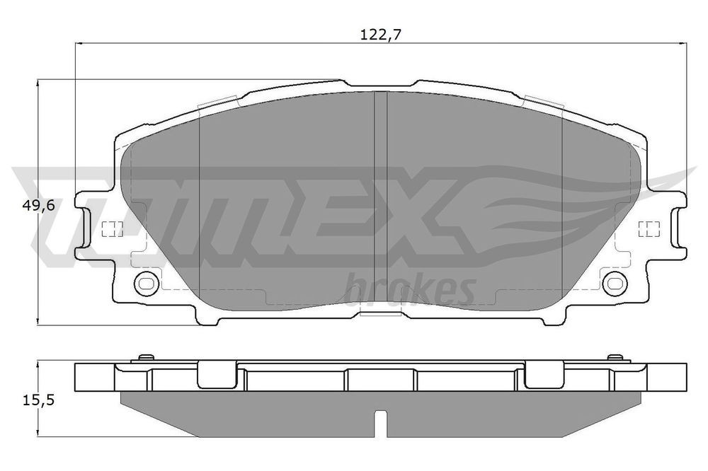 Bremsbelagsatz, Scheibenbremse Vorderachse TOMEX Brakes TX 19-35 Bremsbelagsatz, Scheibenbremse Vorderachse TOMEX Brakes TX 19-35 von TOMEX Brakes