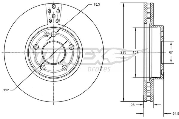 Bremsscheibe Vorderachse TOMEX Brakes TX 72-91 Bremsscheibe Vorderachse TOMEX Brakes TX 72-91 von TOMEX Brakes