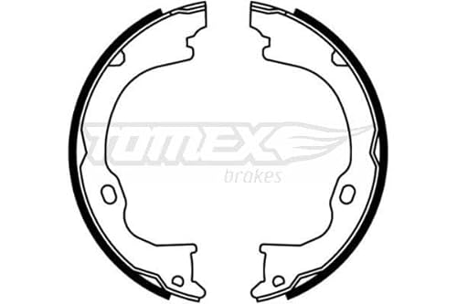 TOMEX brakes Bremsbackensatz TX 22-61 hinten WRANGLER III (JK) 30mm 1,55kg von TOMEX brakes
