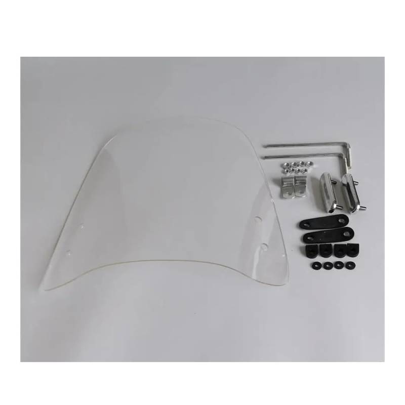 Scheiben Windabweiser Scooter-Windschutzscheibe/Scooter-Windschutzscheibe (2,5–3 mm dick, Acryl, Montagezubehör im Lieferumfang enthalten) von TONGUC