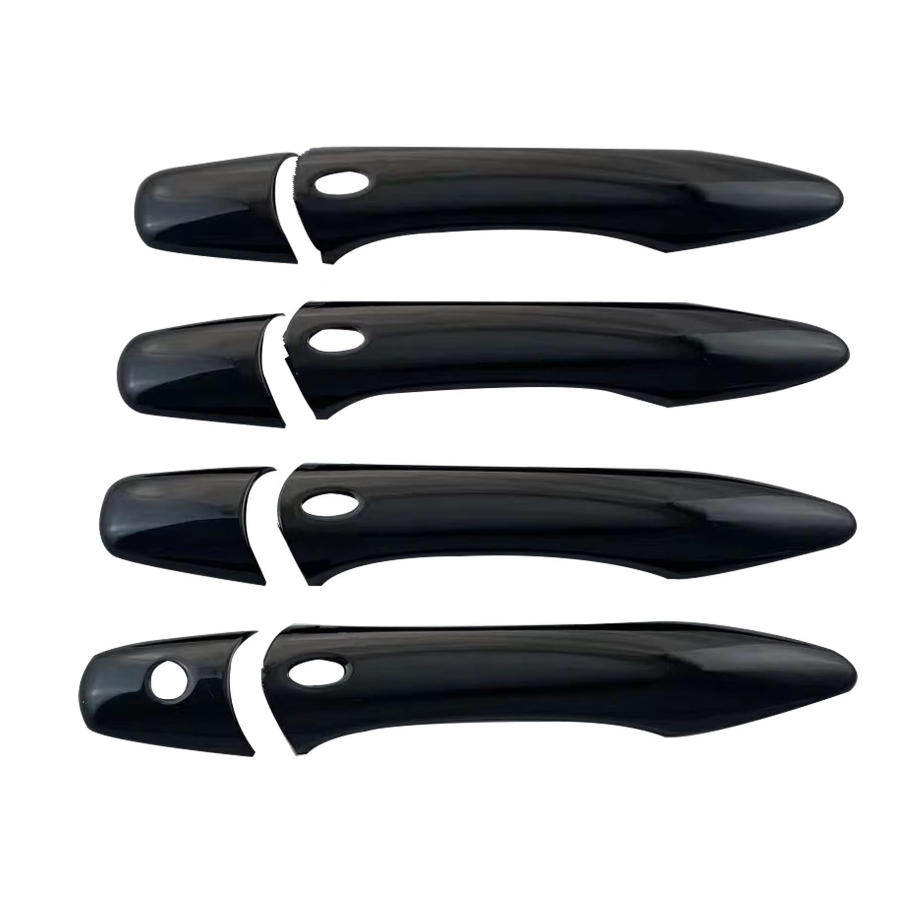 Kompatibel Mit Infiniti Für EX35 EX37 FX35 FX37 FX50 2008–2013, ABS, Schwarzes Carbon, Autozubehör, Türgriffabdeckung, Zierleiste Im Paste-Stil Auto Türgriff Abdeckung(Bright Black,Four holes) von TONMHXA