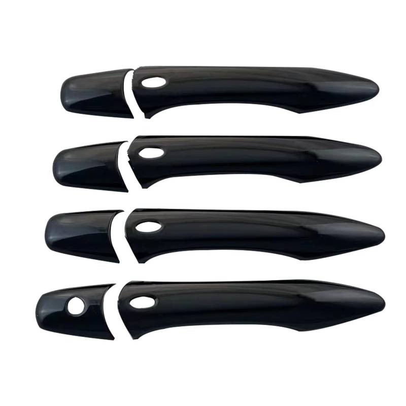 Kompatibel Mit Infiniti Für EX35 EX37 FX35 FX37 FX50 2008–2013, ABS, Schwarzes Carbon, Autozubehör, Türgriffabdeckung, Zierleiste Im Paste-Stil Auto Türgriff Abdeckung(Bright Black,Four holes) von TONMHXA