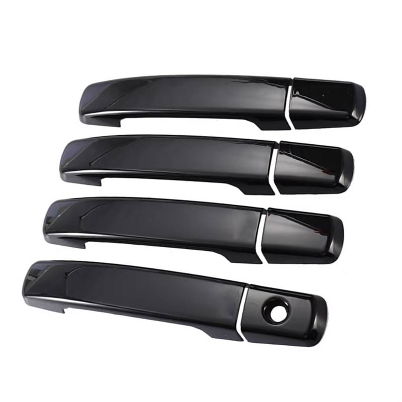 Kompatibel Mit Qashqai J10 2007-2013 Erste Generation, 8-teilige Autotürgriffabdeckungen, Zierleisten, Chrom-Türgriffabdeckungen, Styling Auto Türgriff Abdeckung(Carbon fiber,Without smart hole) von TONMHXA