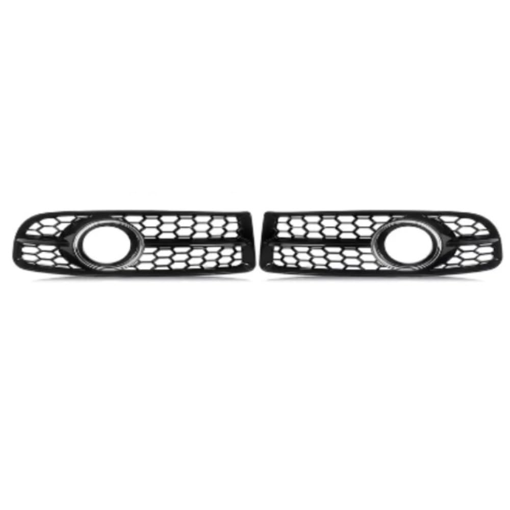 Lüftungsgitter Stoßfänger Kompatibel Mit A4 Für B7 S4 2005 2006 2007 2008, Auto-Frontstoßstange, Nebelscheinwerfer, Renngitter, Wabennetz, Nebelscheinwerfer-Grillabdeckungen 8E0807682F(Chrome Silver) Lüftungsgitter Stoßfänger Kompatibel Mit A4 Für B7 S4 2005 2006 2007 2008, Auto-Frontstoßstange, Nebelscheinwerfer, Renngitter, Wabennetz, Nebelscheinwerfer-Grillabdeckungen 8E0807682F(Chrome Silver) von TONMHXA