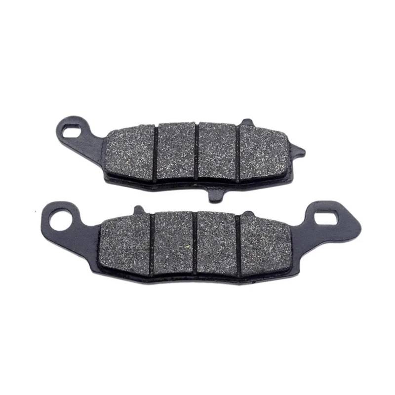 Motorrad Bremsklötze Kompatibel Mit Für ER-6F B6F B7F B8F D9F Für DAF DBF ABS 2006 2007 2008 2009 2010 2011 Motorrad-Ersatzteil-Set Vorne Und Hinten Bremsbeläge(Front Left Brake Pad) von TONMHXA
