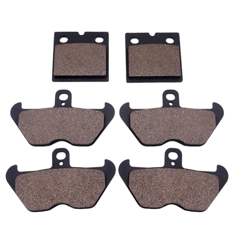 Motorrad Bremsklötze Kompatibel Mit Für R1150 Gs R21 0415 0495 1998 1999 2000 2001 Motorradzubehör Vorne Hinten Metallische Bremsbeläge Kit Bremsscheiben(Front And Rear) von TONMHXA