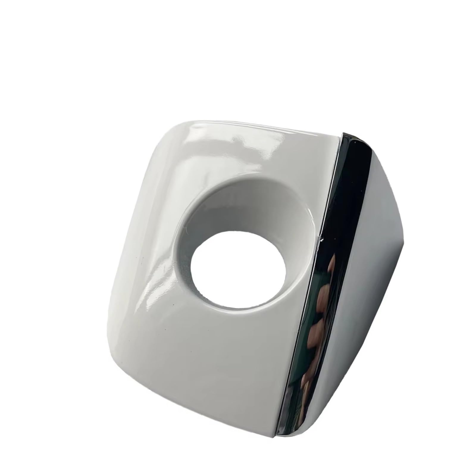 TONMHXA Kompatibel Mit A4 B8 Q5 Außentürgriff-Schlossabdeckung Aus Chrom, Autozubehör 8R08378992ZZ 8T0837879 Auto Türgriff Abdeckung(White) von TONMHXA
