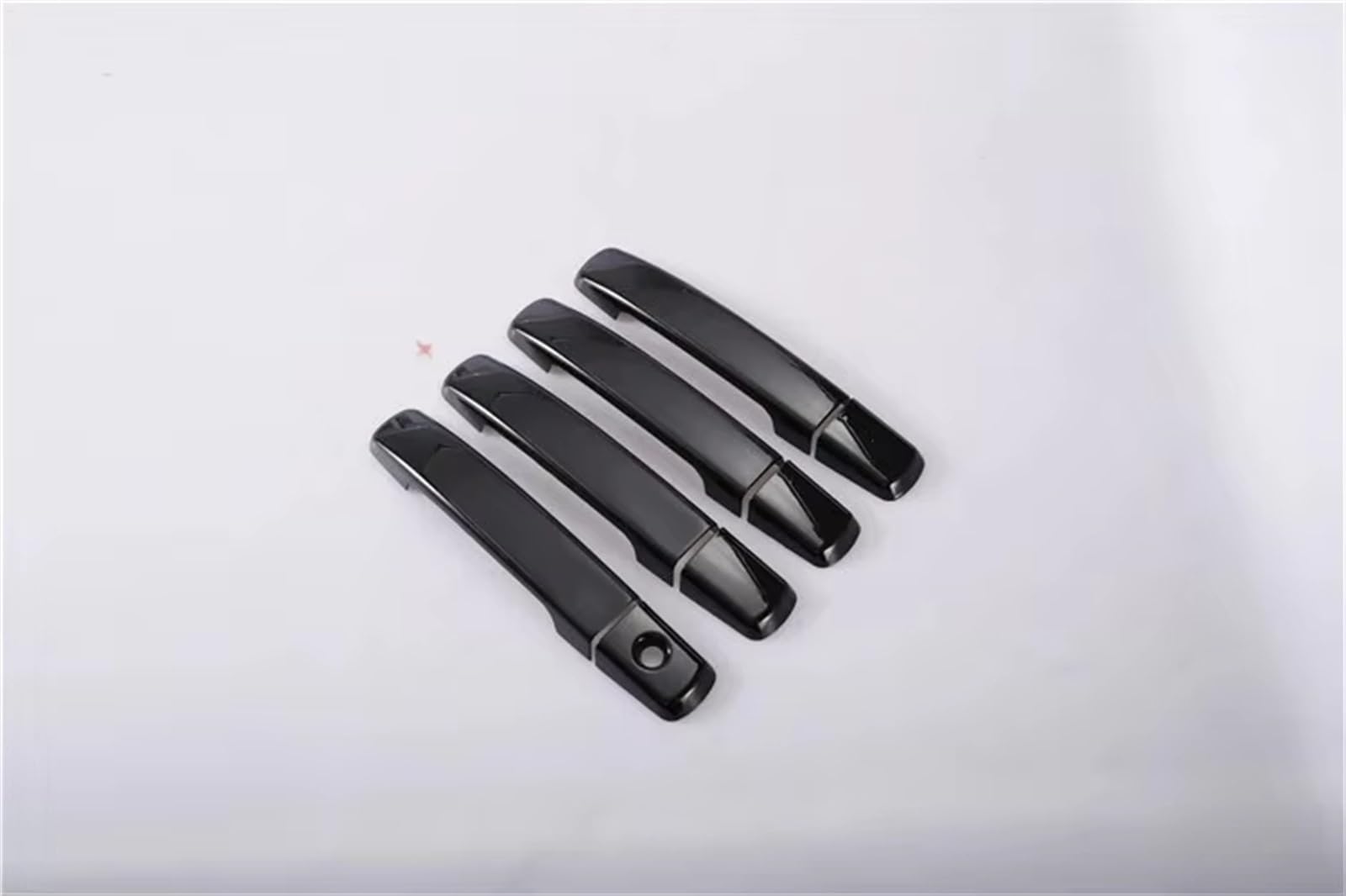 TONMHXA Kompatibel Mit Altima Für Sentra B16 2007 2008 2009 2010–2012 ABS Chrom Türgriffabdeckung Zierleisten Aufkleber Auto-Styling-Zubehör Auto Türgriff Abdeckung(Black,Without Buttons) von TONMHXA
