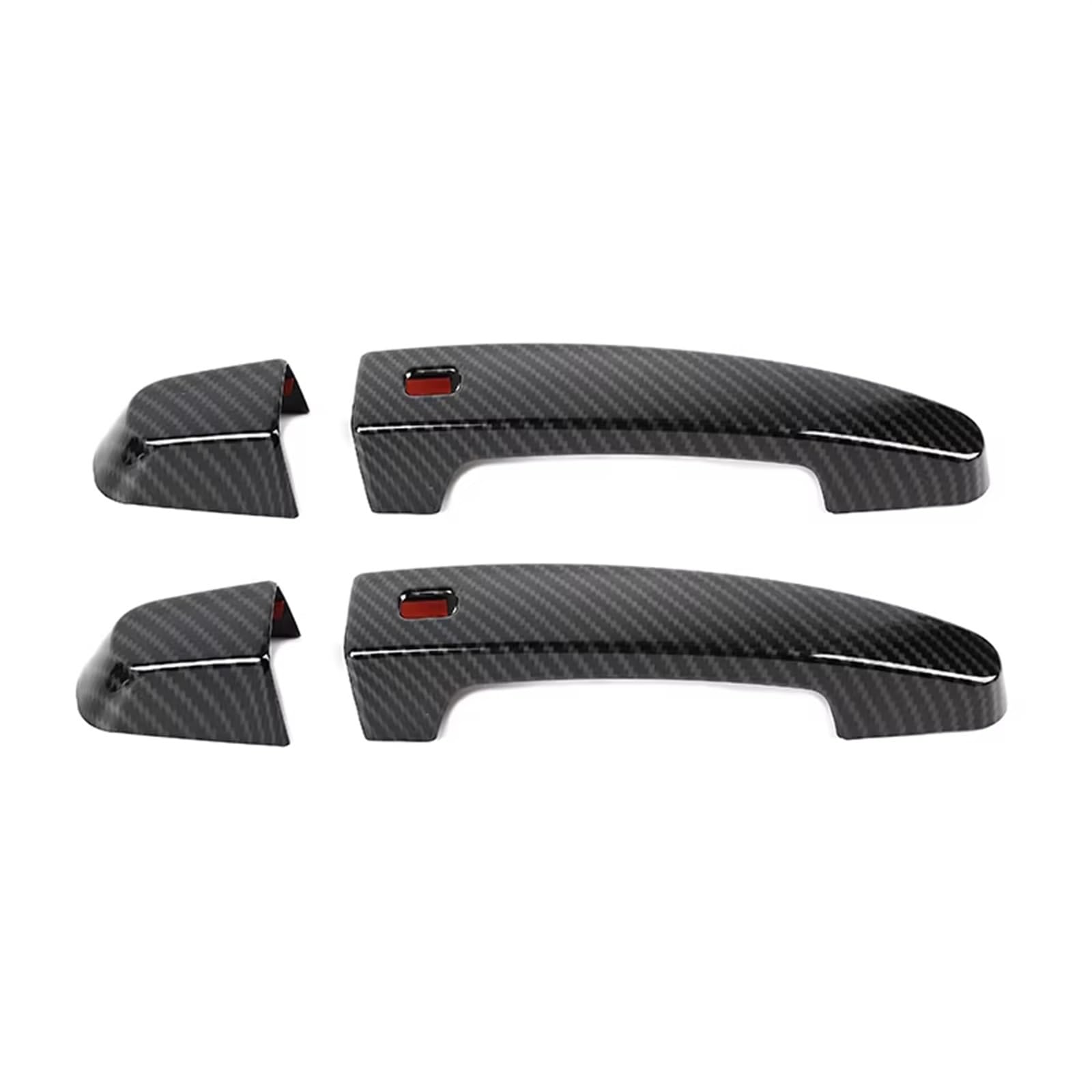 TONMHXA Kompatibel Mit Chevrolet Für Camaro 2016 2017 2018 2019 2020 2021 2022 2023 Auto Seitentür Tor Haltegriff Dekoration Abdeckung Auto Türgriff Abdeckung(Carbon Fiber) von TONMHXA