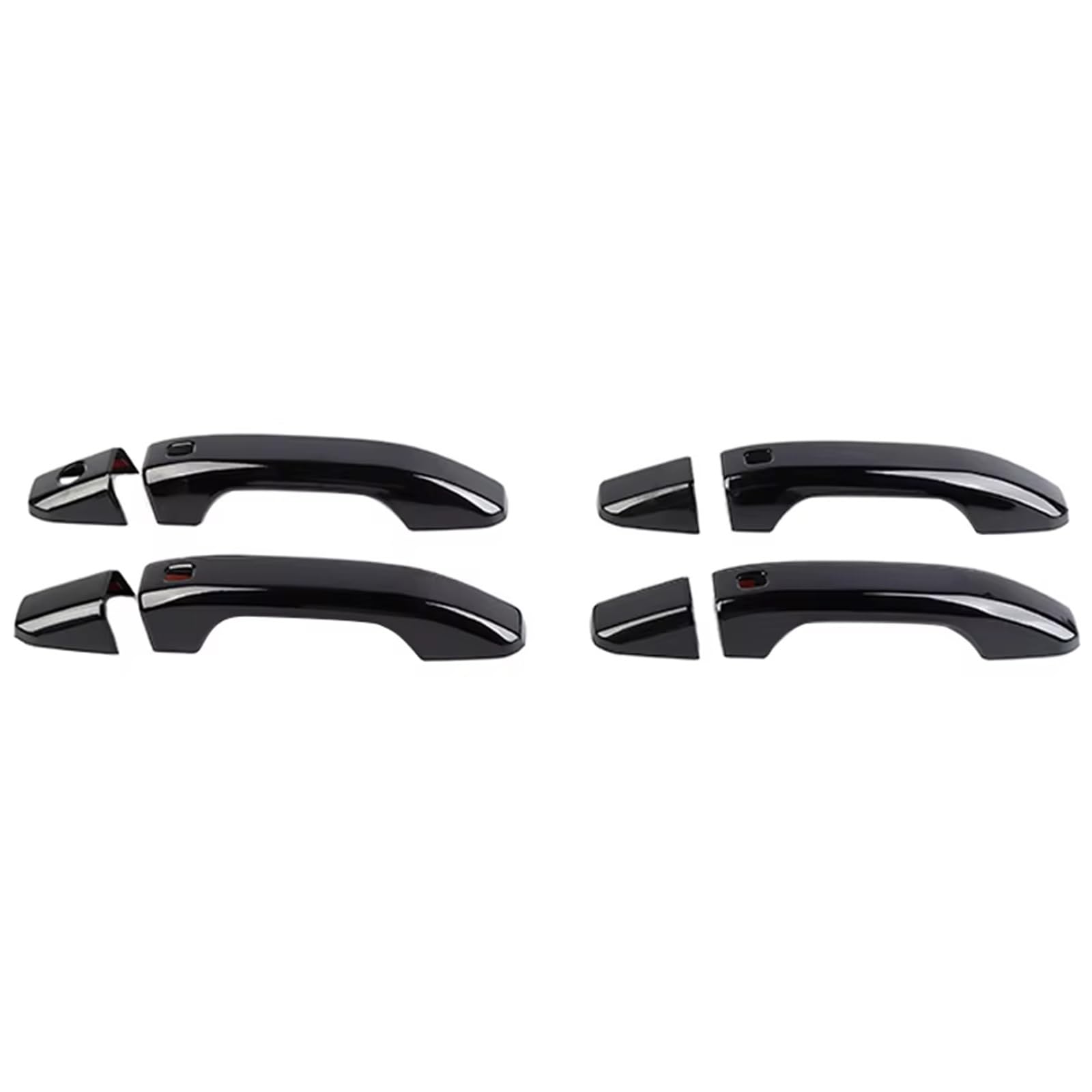 TONMHXA Kompatibel Mit Chevrolet Für Suburban 2020 2021 2022 2023 2024 ABS Außentürgriff Shell Trim Abdeckung Für Autozubehör Auto Türgriff Abdeckung(Black) von TONMHXA