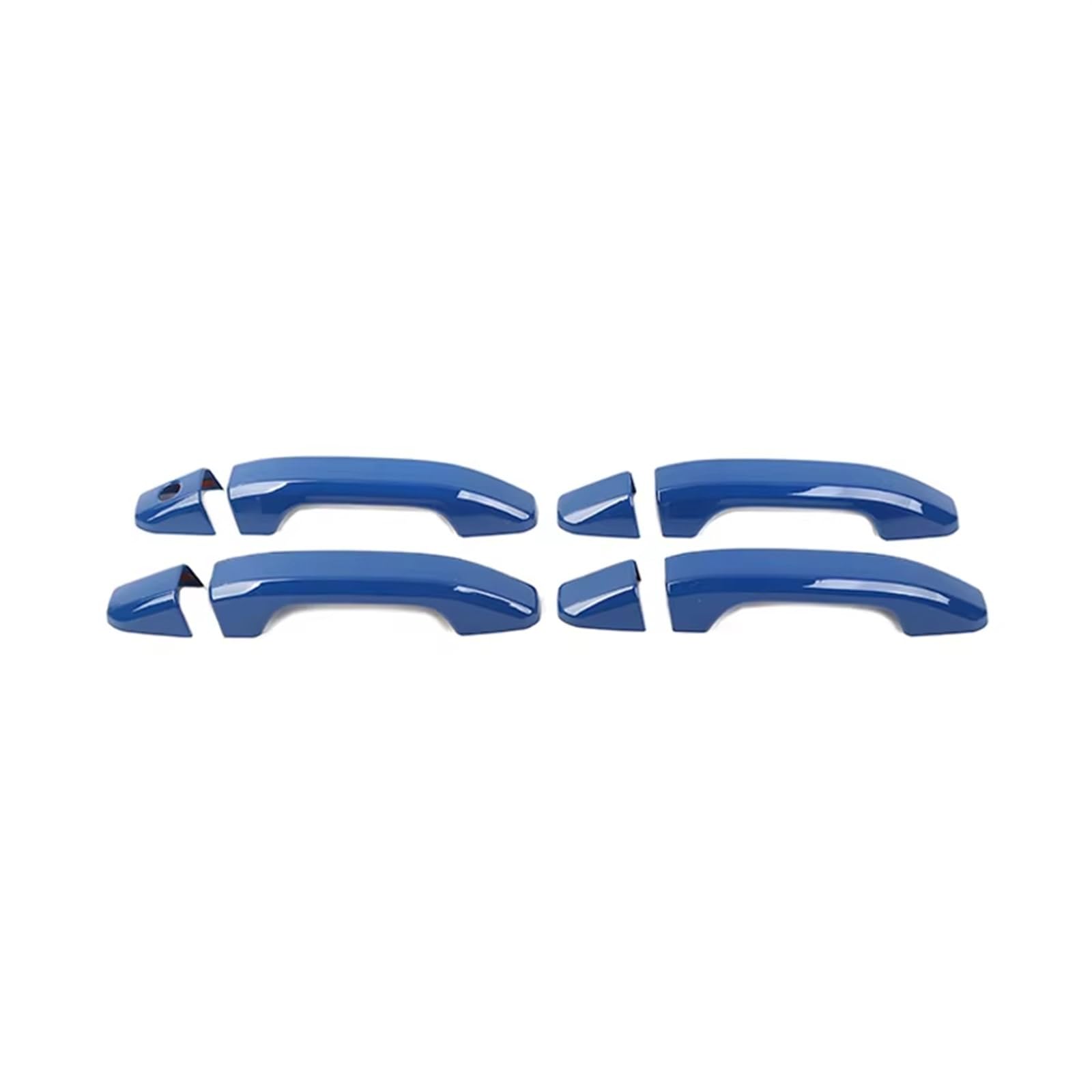 TONMHXA Kompatibel Mit Chevy Für Silverado 2014-2024 ABS Außentür Außengriff Shell Dekoration Autozubehör Auto Türgriff Abdeckung(Blue) von TONMHXA