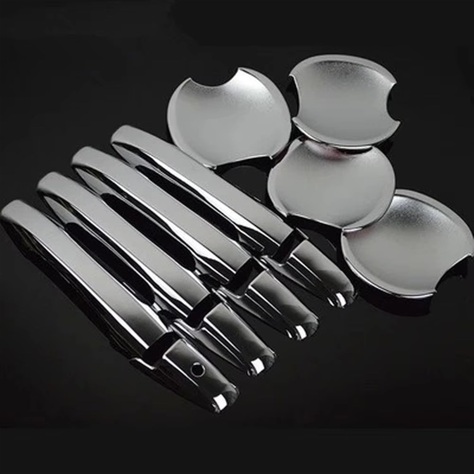 TONMHXA Kompatibel Mit Civic FD 2006 2007 2008 2009 2010 2011 8. Außentürgriffschalenabdeckung Dekorverkleidung Stylingzubehör Auto Türgriff Abdeckung(Chrome,Combination) von TONMHXA